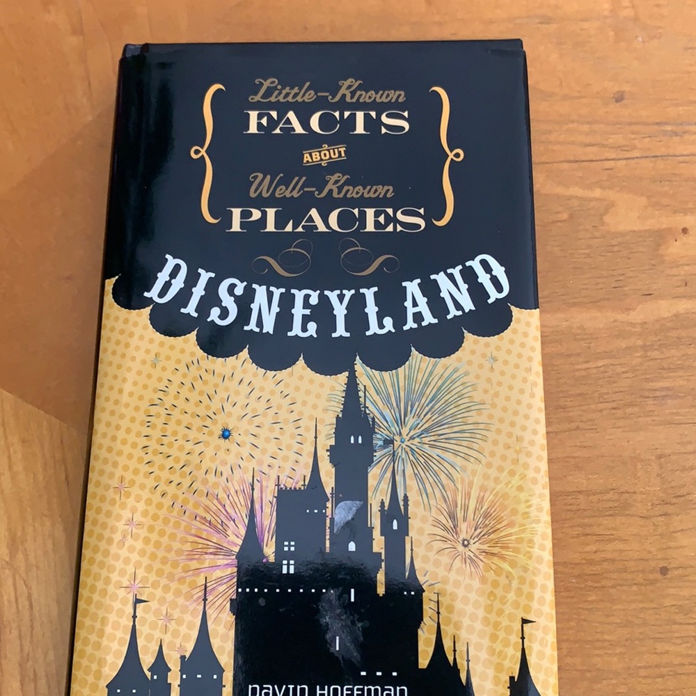 Disneyland book facts hard cover by David Hoffman